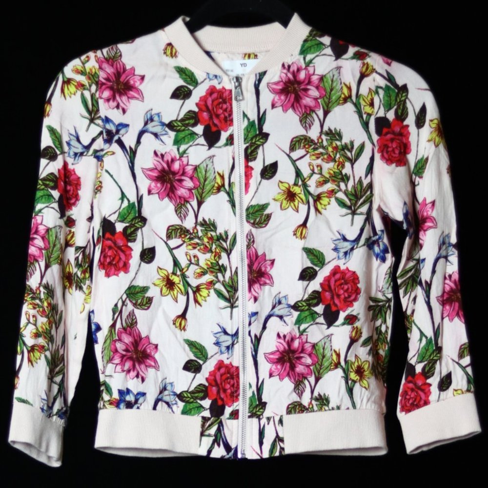 Girl's Floral Light Jacket
